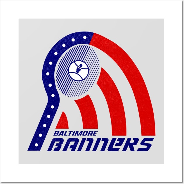 Defunct Balitmore Banners World Team Tennis Wall Art by LocalZonly